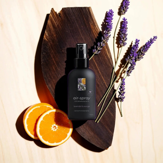 2-pack: Organic Aroma Spray for Room & Pillows – Swiss Pine-Mandarin & Lavender-Orange