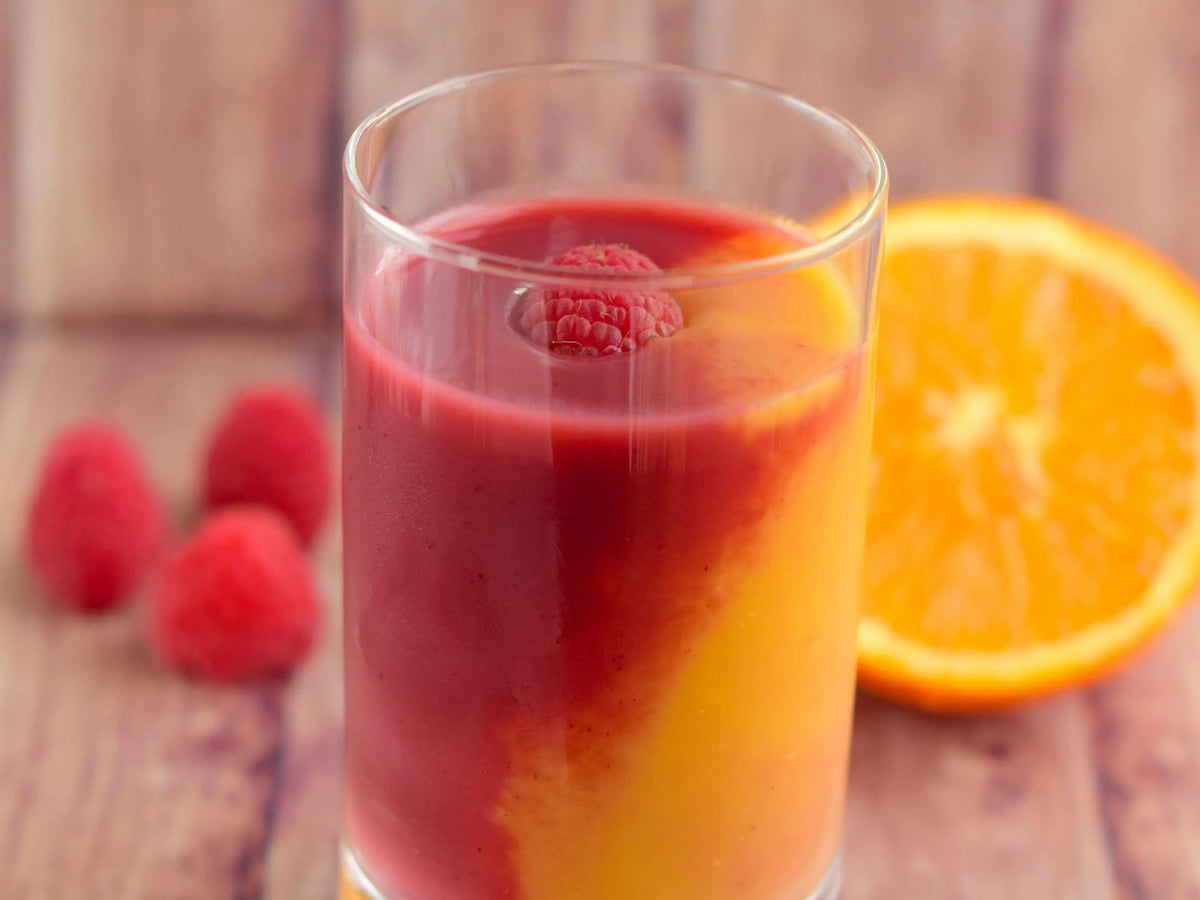 Himbeer-Smoothie | leckerer und gesunder Drink nach der Sauna