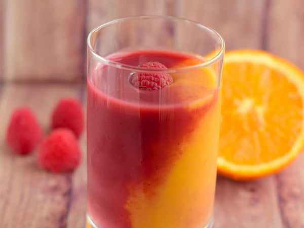 Himbeer-Smoothie | leckerer und gesunder Drink nach der Sauna