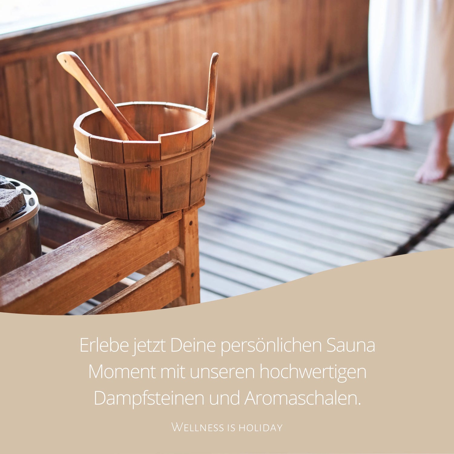 Aromaschale Saunaaufgussstein "Saunaei" - Wellow Sauna