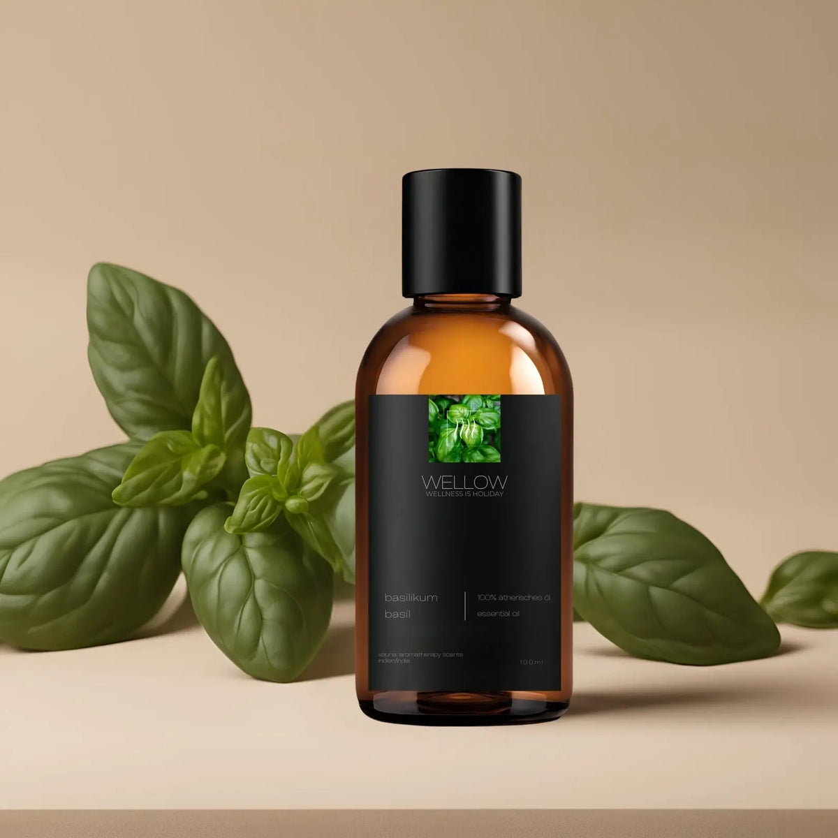 Ätherisches Öl Basilikum - 100ml - Wellow Sauna