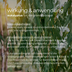 Ätherisches Öl Eukalyptus - 100ml - Wellow Sauna
