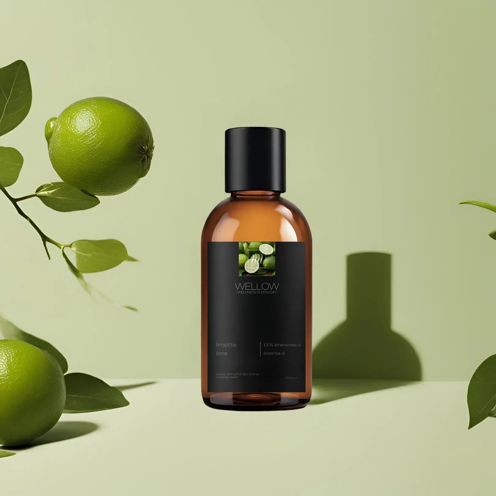 Ätherisches Öl Limette - 100ml - Wellow Sauna