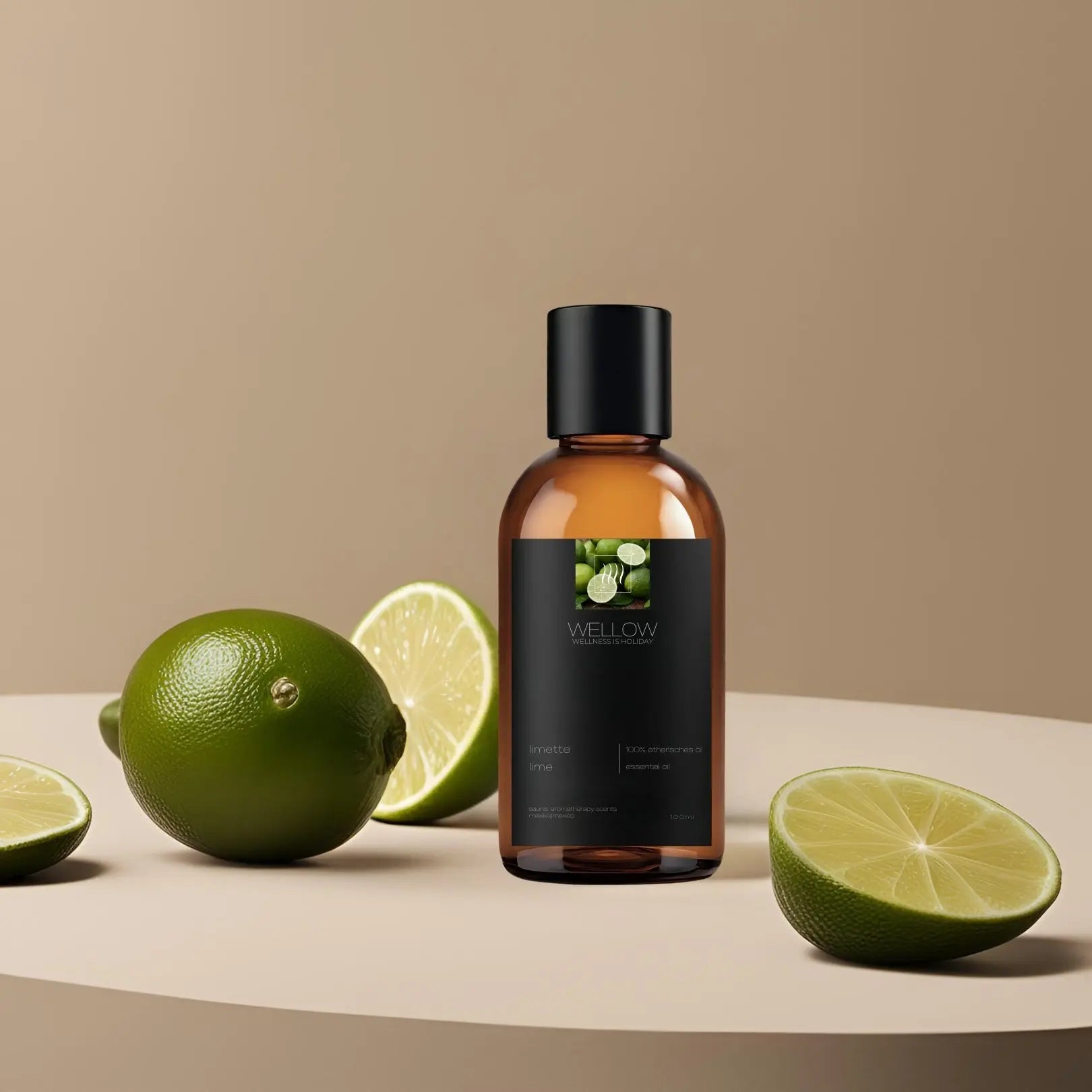 Ätherisches Öl Limette - 100ml - Wellow Sauna