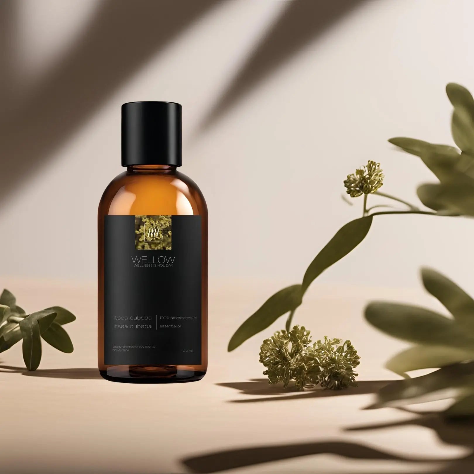 Ätherisches Öl Litsea Cubeba - 100ml - Wellow Sauna