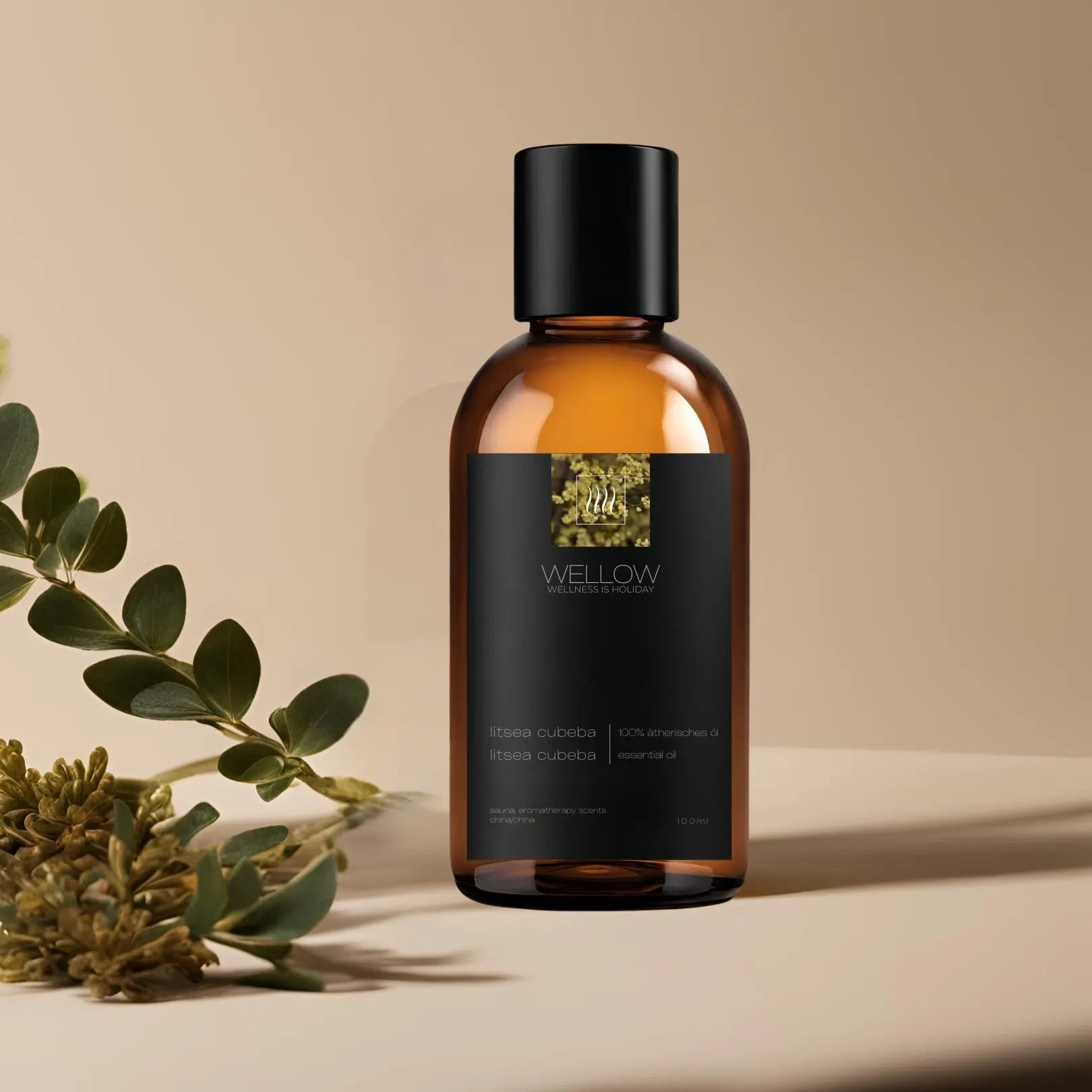 Ätherisches Öl Litsea Cubeba - 100ml - Wellow Sauna