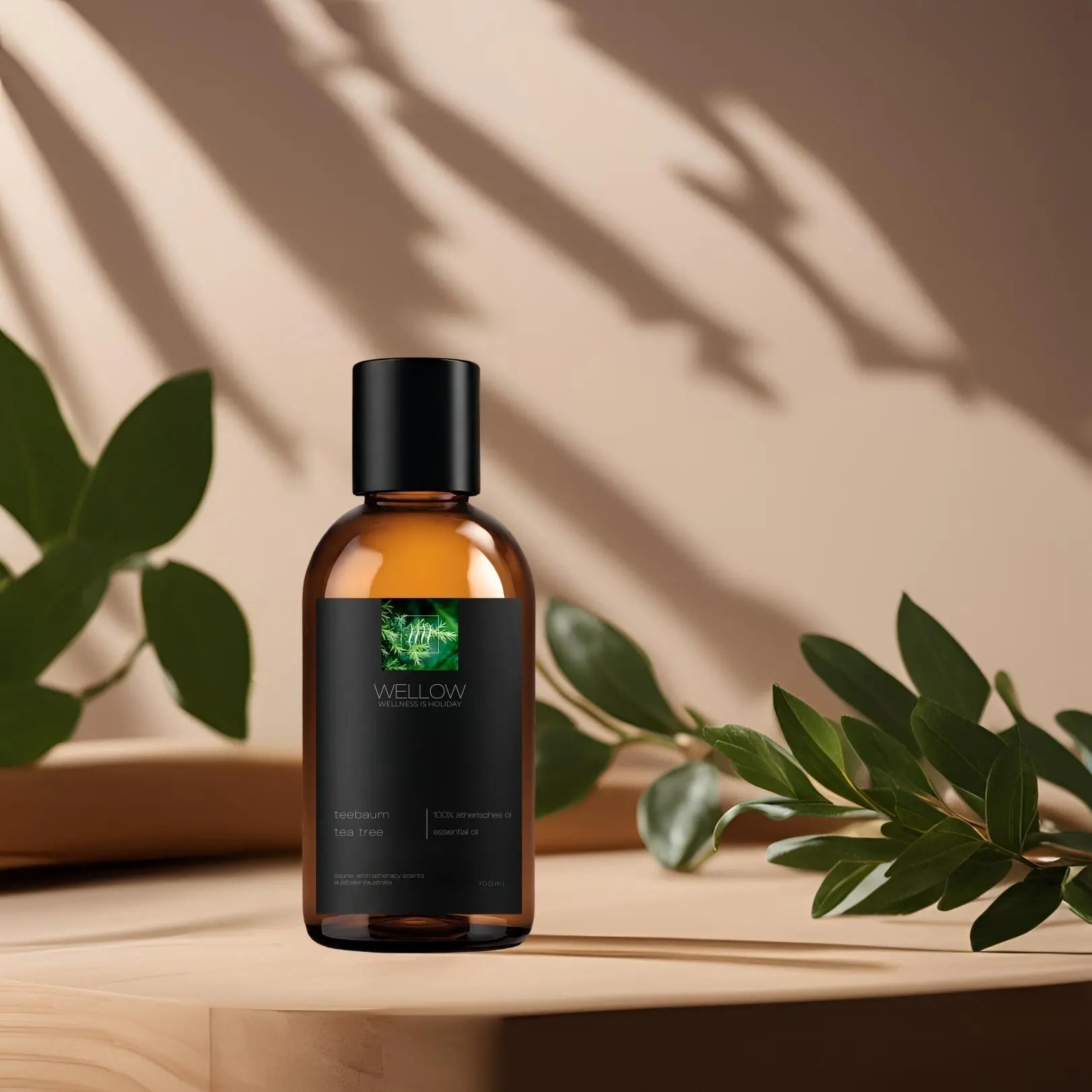 Ätherisches Öl Teebaum - 100ml - Wellow Sauna