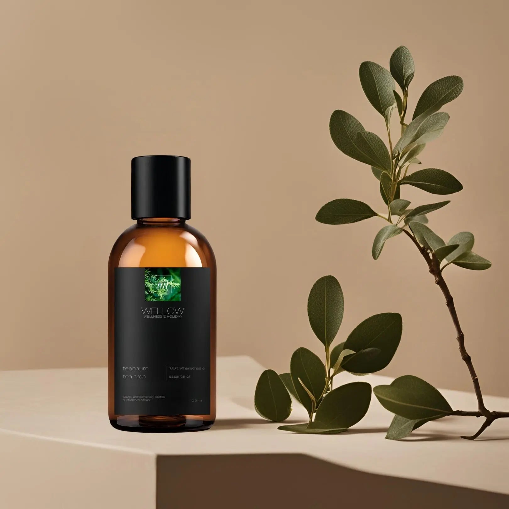 Ätherisches Öl Teebaum - 100ml - Wellow Sauna
