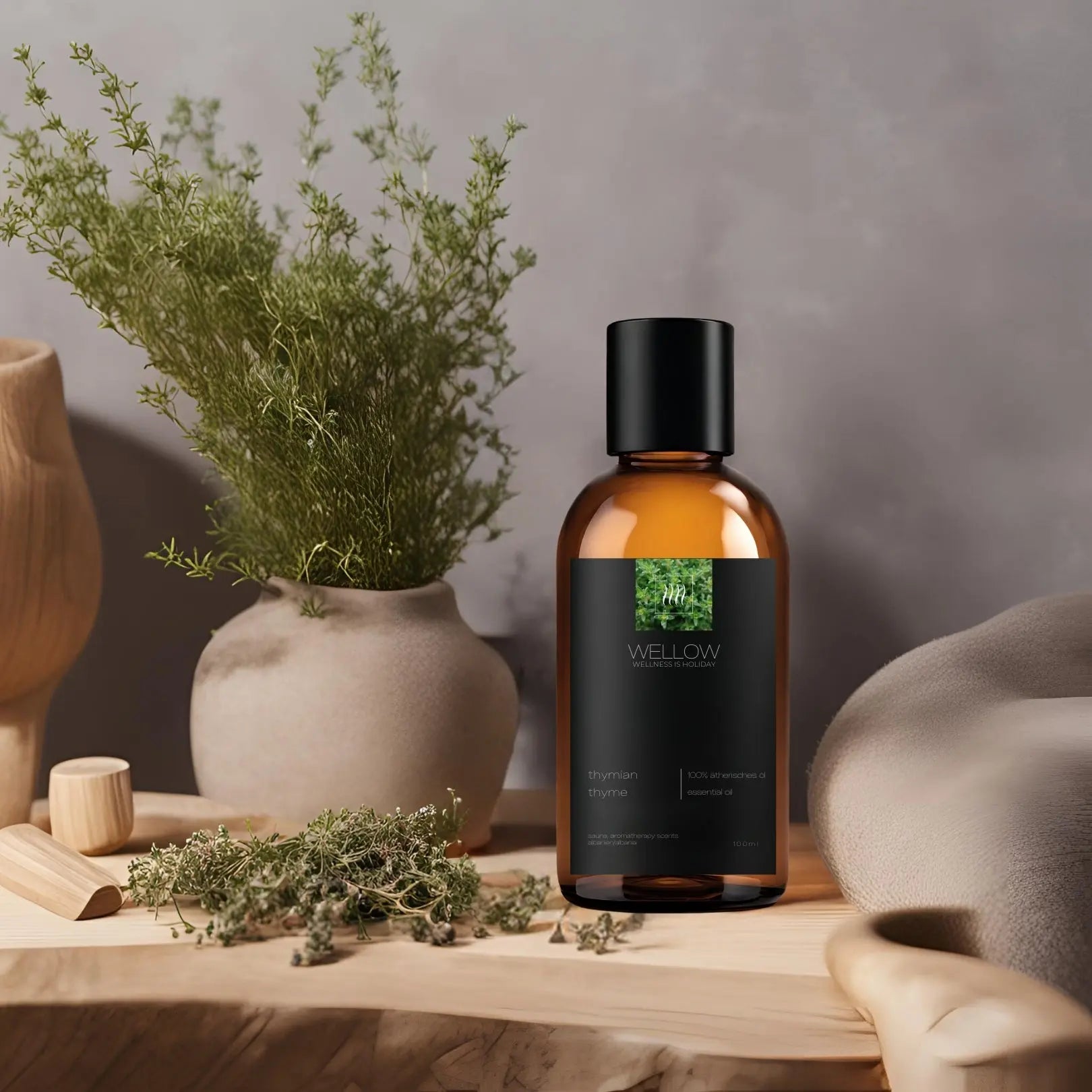 Ätherisches Öl Thymian - 100ml - Wellow Sauna