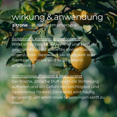 Ätherisches Öl Zitrone - 100ml - Wellow Sauna