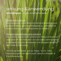 Ätherisches Öl Zitronengras - 100ml - Wellow Sauna