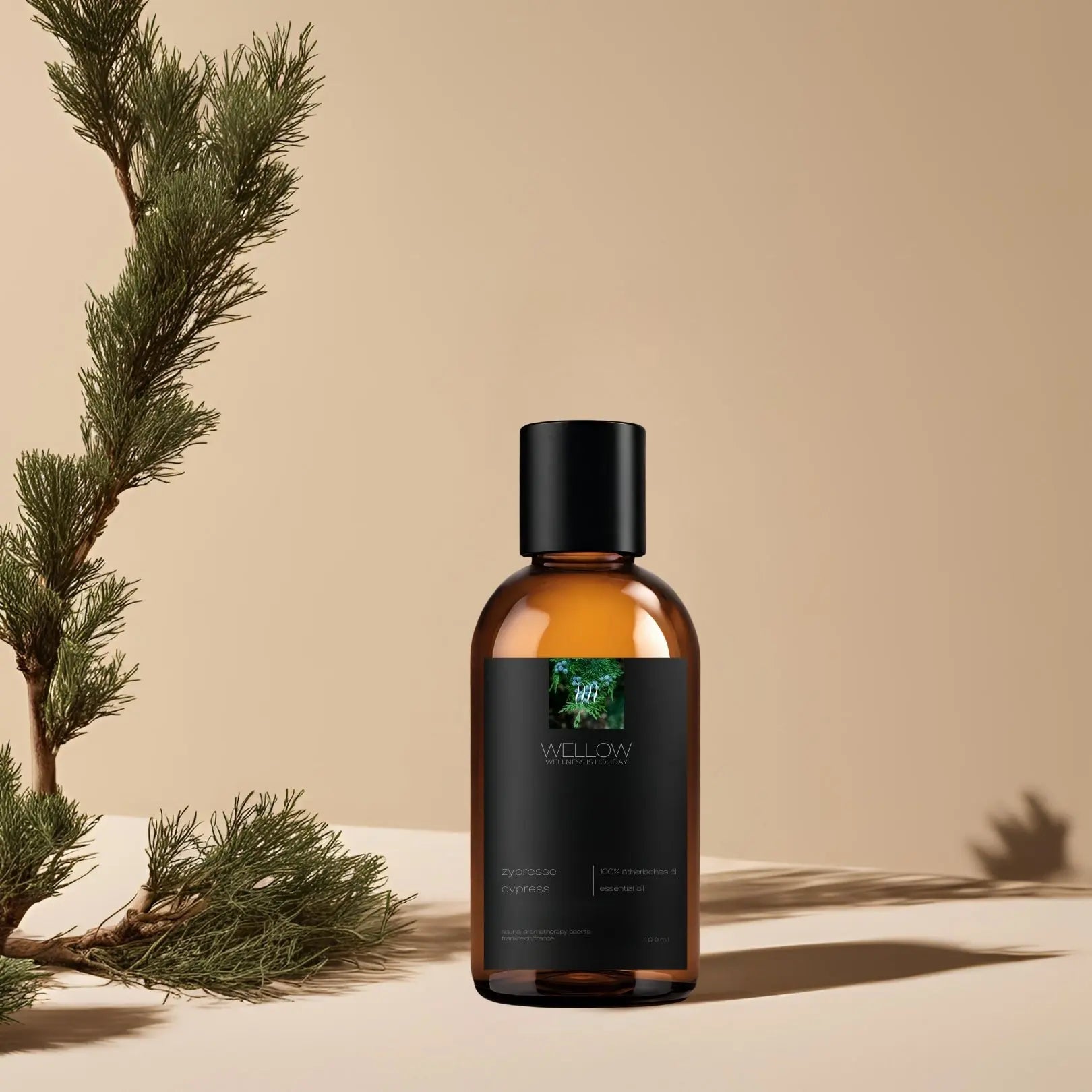 Ätherisches Öl Zypresse - 100ml - Wellow Sauna