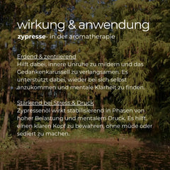 Ätherisches Öl Zypresse - 100ml - Wellow Sauna