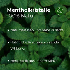 Sauna Mentholkristalle 50g (nachfüllbar & nachhaltig) - Wellow Sauna