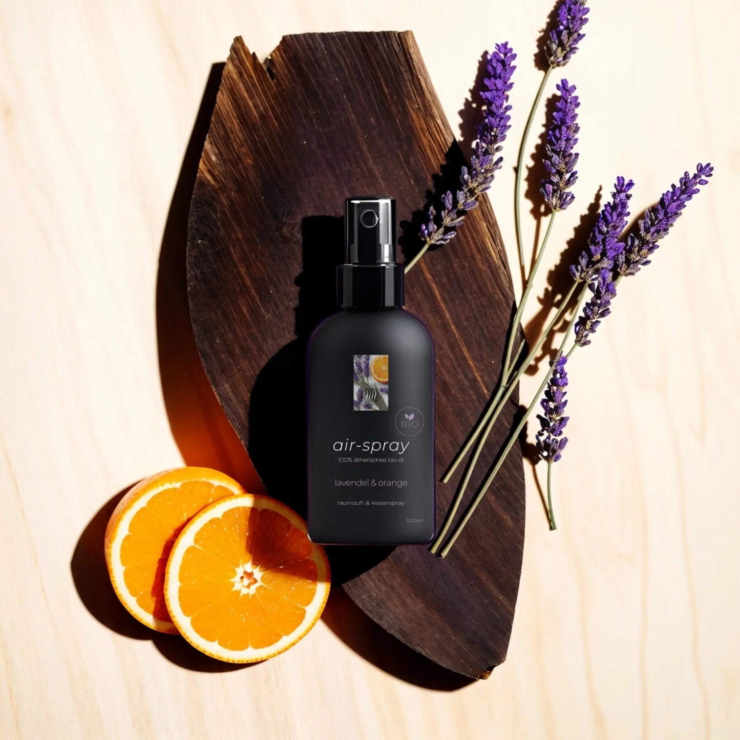 Bio-Aromaspray für Raum & Kissen - Lavendel-Orange - Wellow Sauna