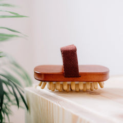 Cellulite-Bürste mit Massagenoppen - Wellow Sauna