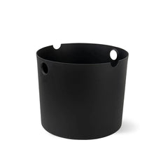 Design-Saunaeimer Set Aluminium schwarz mit Saunakelle - Wellow Sauna