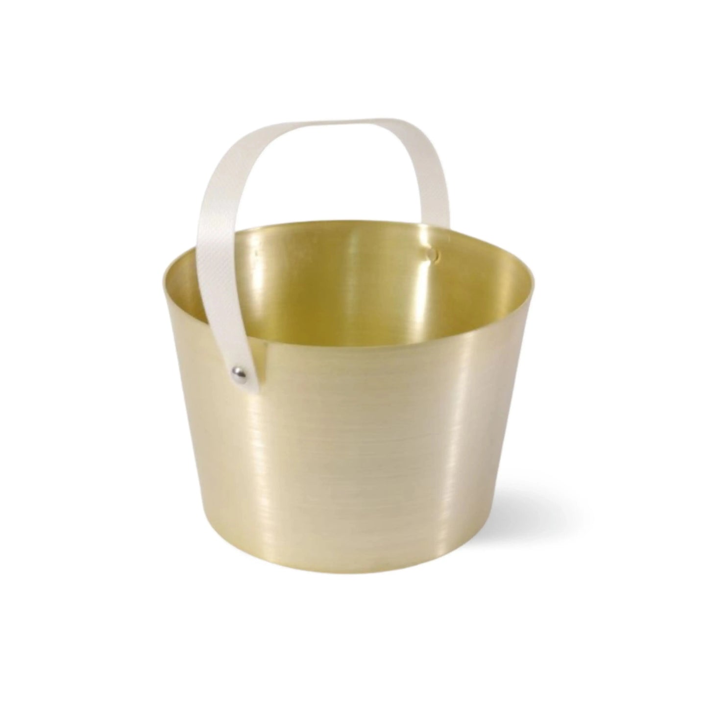 Design-Saunaeimer/Saunakübel Aluminium mit Tragegurt champagner - Wellow Sauna