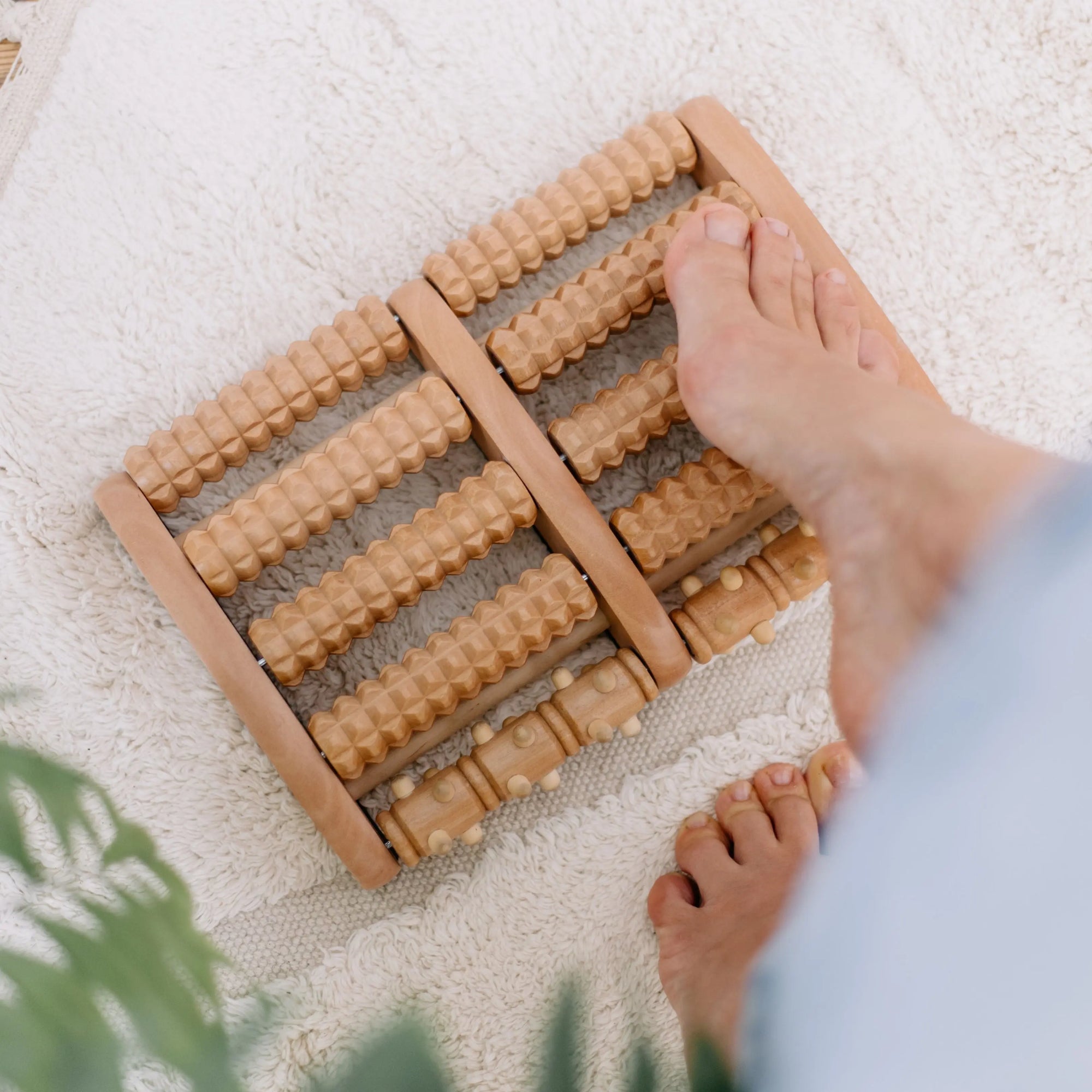 Fußmassageroller - 2x5 Rollen - Wellow Sauna