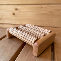 Fußmassageroller - 3 Rollen - Wellow Sauna
