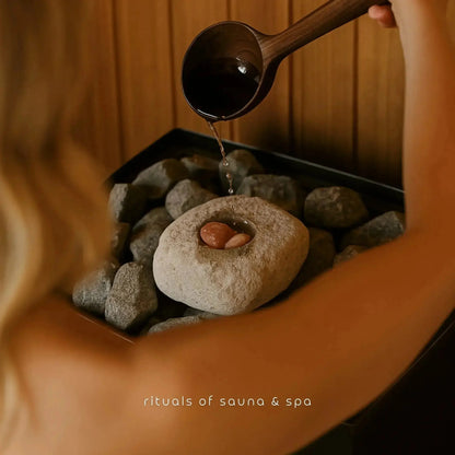 Sole-Set Saunaset 1kg Salzkristalle + Spezial-Saunastein Dampfstein - Wellow Sauna