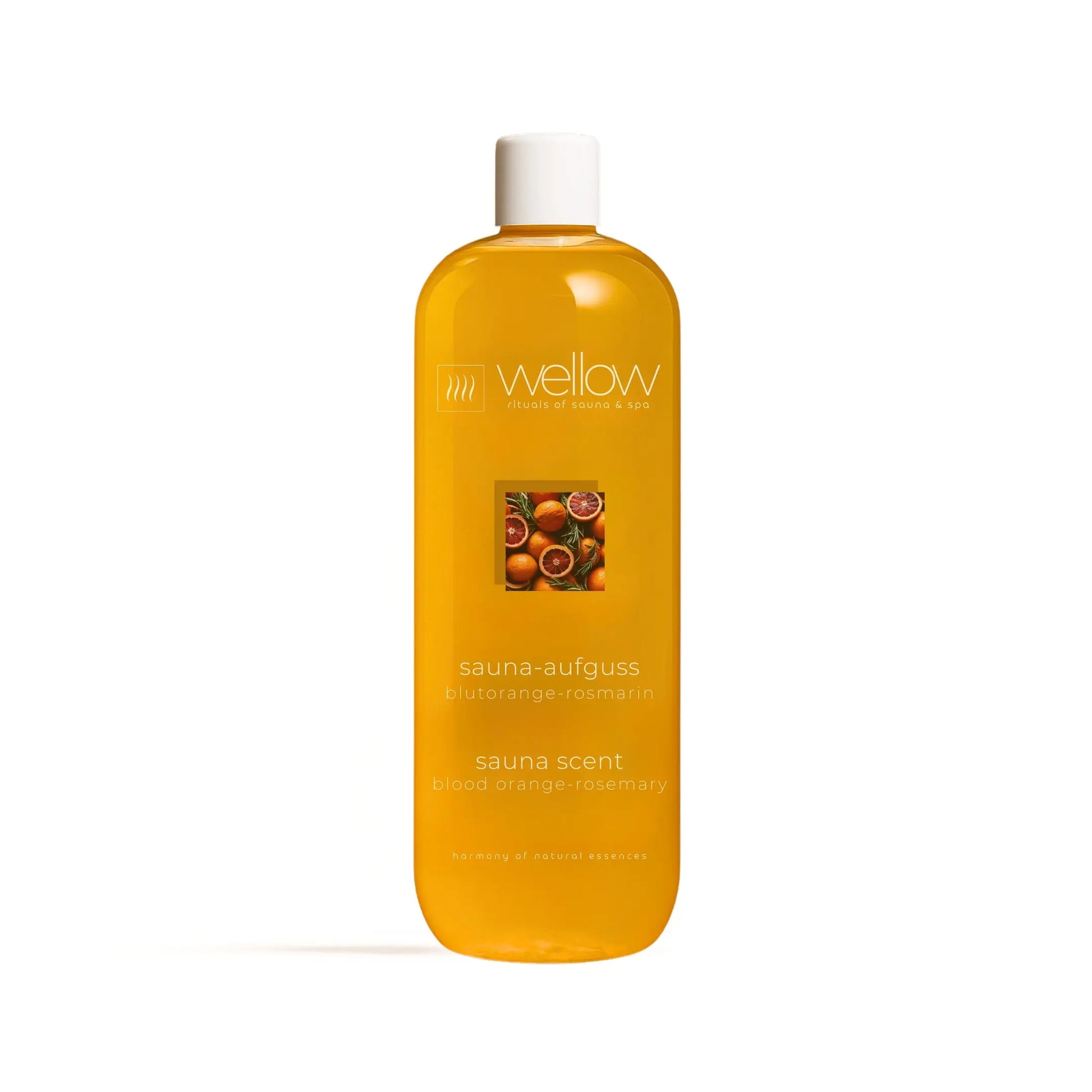 Sauna-Aufguss Blutorange-Rosmarin 1000ml - Wellow Sauna