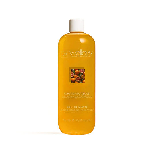 Sauna-Aufguss Blutorange-Rosmarin 1000ml - Wellow Sauna