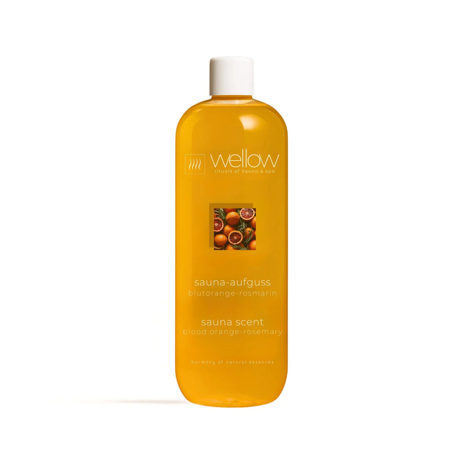 Sauna-Aufguss Blutorange-Rosmarin 1000ml - Wellow Sauna