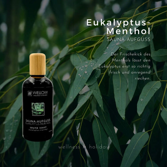Sauna-Aufguss Eukalyptus-Menthol 100ml - Wellow Sauna