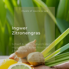 Sauna-Aufguss Ingwer-Lemongras 100ml - Wellow Sauna