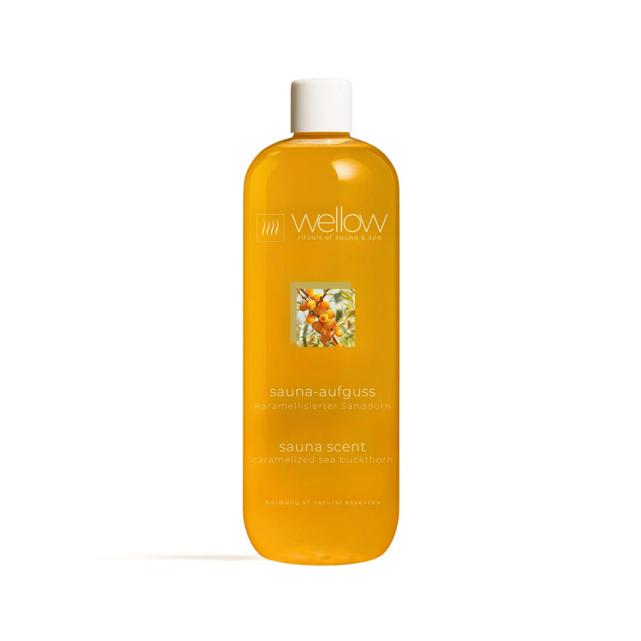Sauna-Aufguss Karamellisierter Sanddorn 1000ml - Wellow Sauna