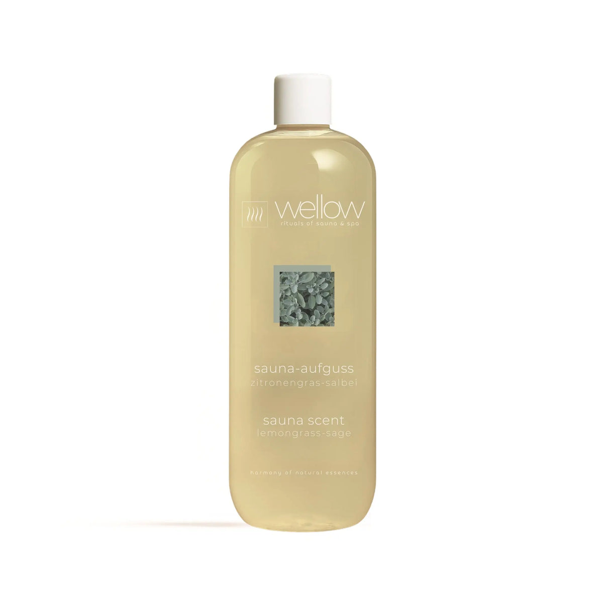 Sauna-Aufguss Zitronengras-Salbei 1000ml - Wellow Sauna