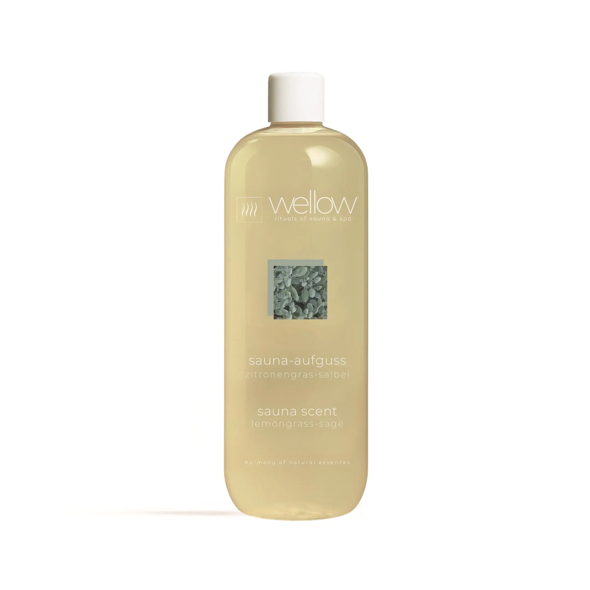 Sauna-Aufguss Zitronengras-Salbei 1000ml - Wellow Sauna