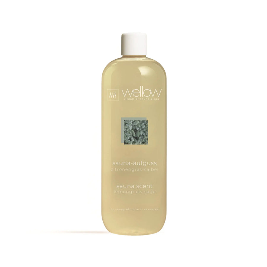 Sauna-Aufguss Zitronengras-Salbei 1000ml - Wellow Sauna