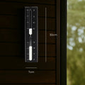 Sauna-Sanduhr schwarzes Holz weißer Sand 15min - Wellow Sauna