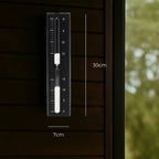 Sauna-Sanduhr schwarzes Holz weißer Sand 15min - Wellow Sauna