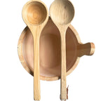 Saunaeimer/Saunakübel Set aus Nadelholz mit Aufgusskelle - Wellow Sauna