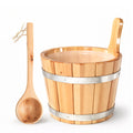 Saunaeimer/Saunakübel Set mit Saunakelle - Wellow Sauna