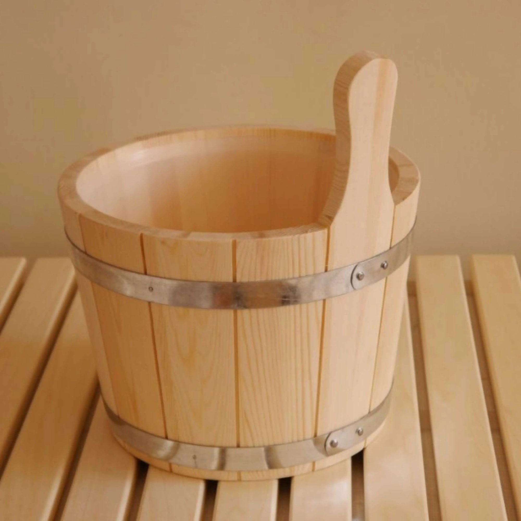 Saunaeimer/Saunakübel aus Nadelholz - Wellow Sauna