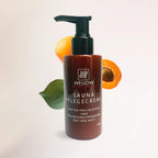 Set Saunapflegecreme Mandelmilch + Aprikosenpeeling - Wellow Sauna