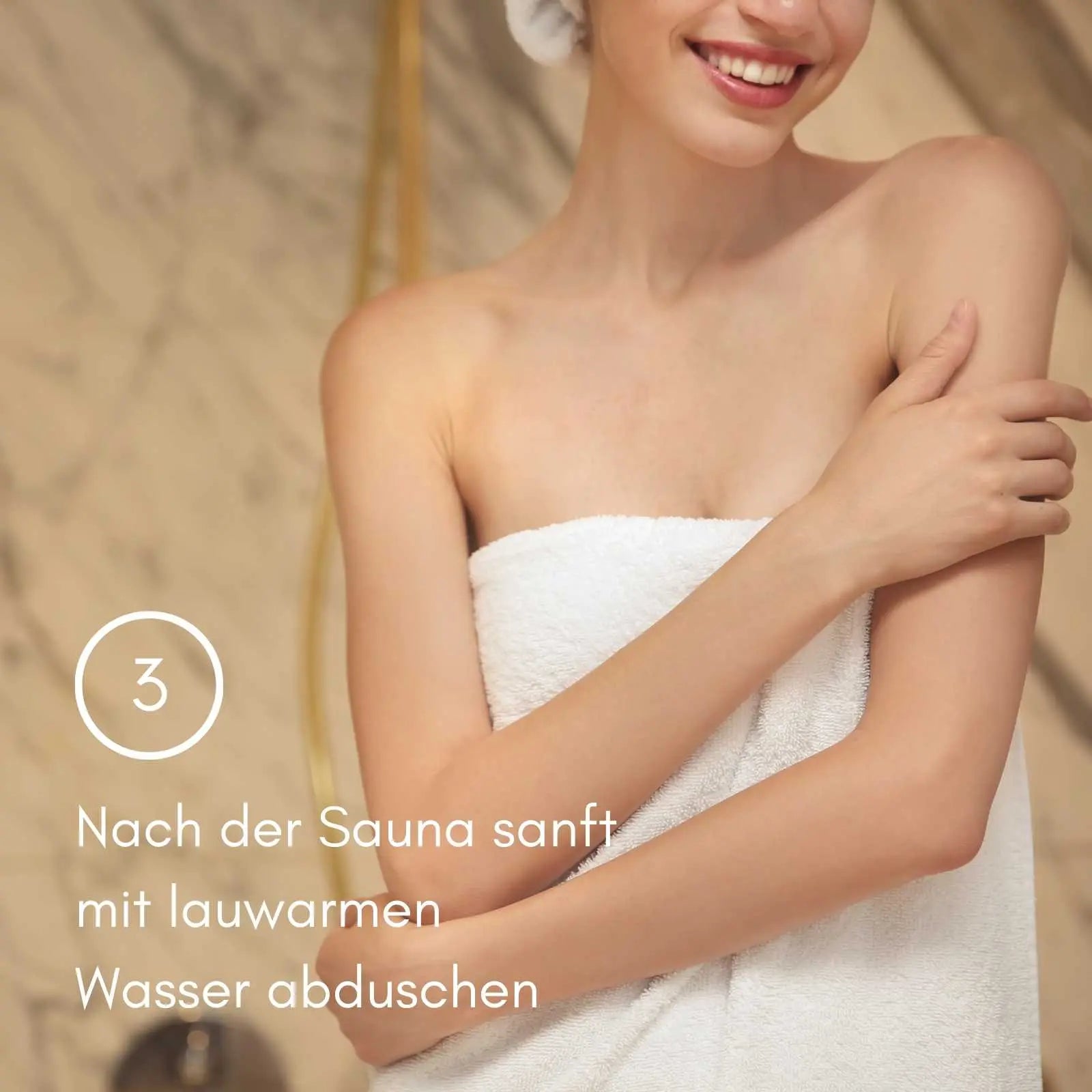 Set Saunapflegecreme Mandelmilch + Aprikosenpeeling - Wellow Sauna