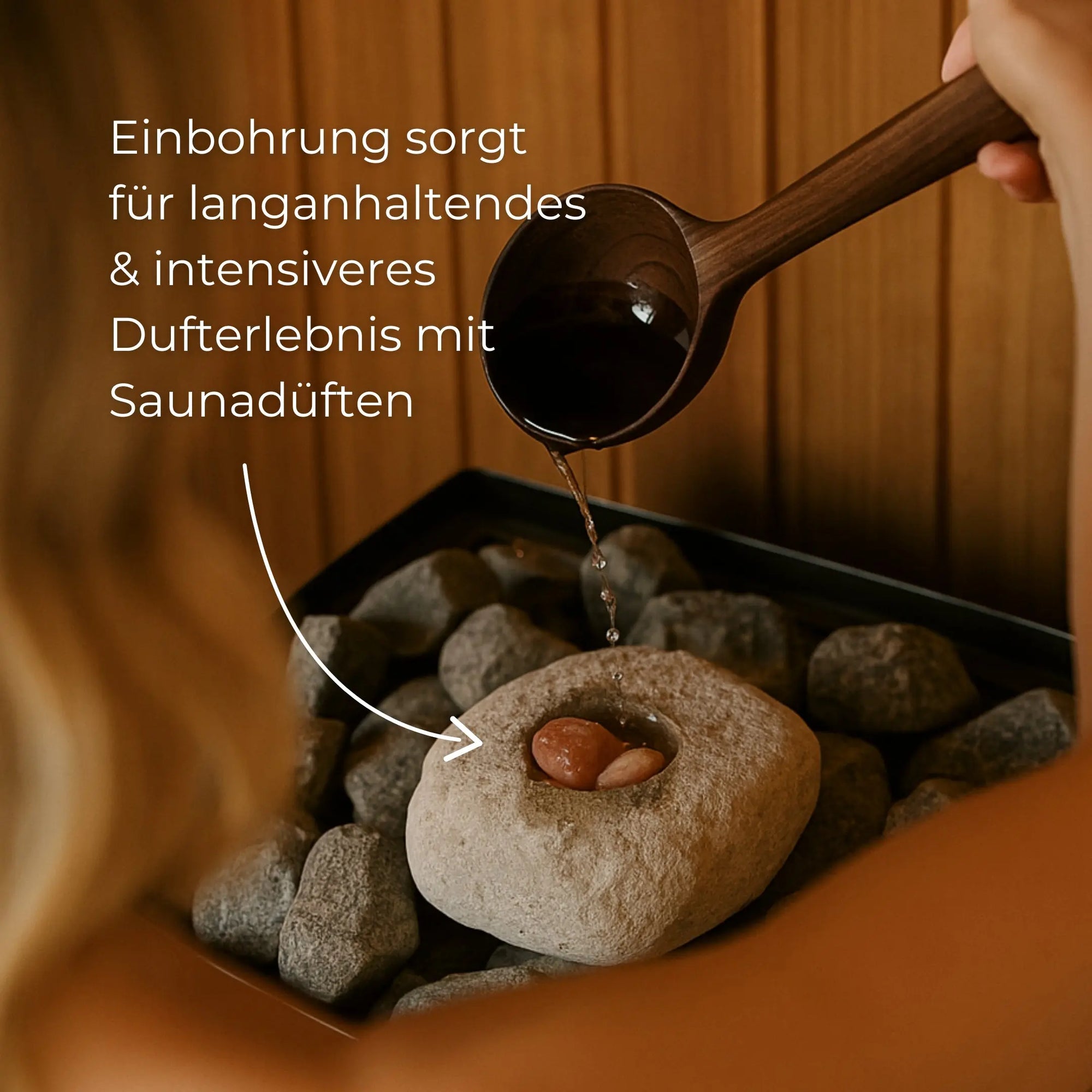 Sole-Set Saunaset 1kg Salzkristalle + Spezial-Saunastein Dampfstein - Wellow Sauna