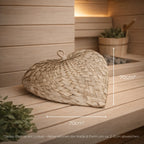 Wedelblatt aus Palmblättern - Wellow Sauna