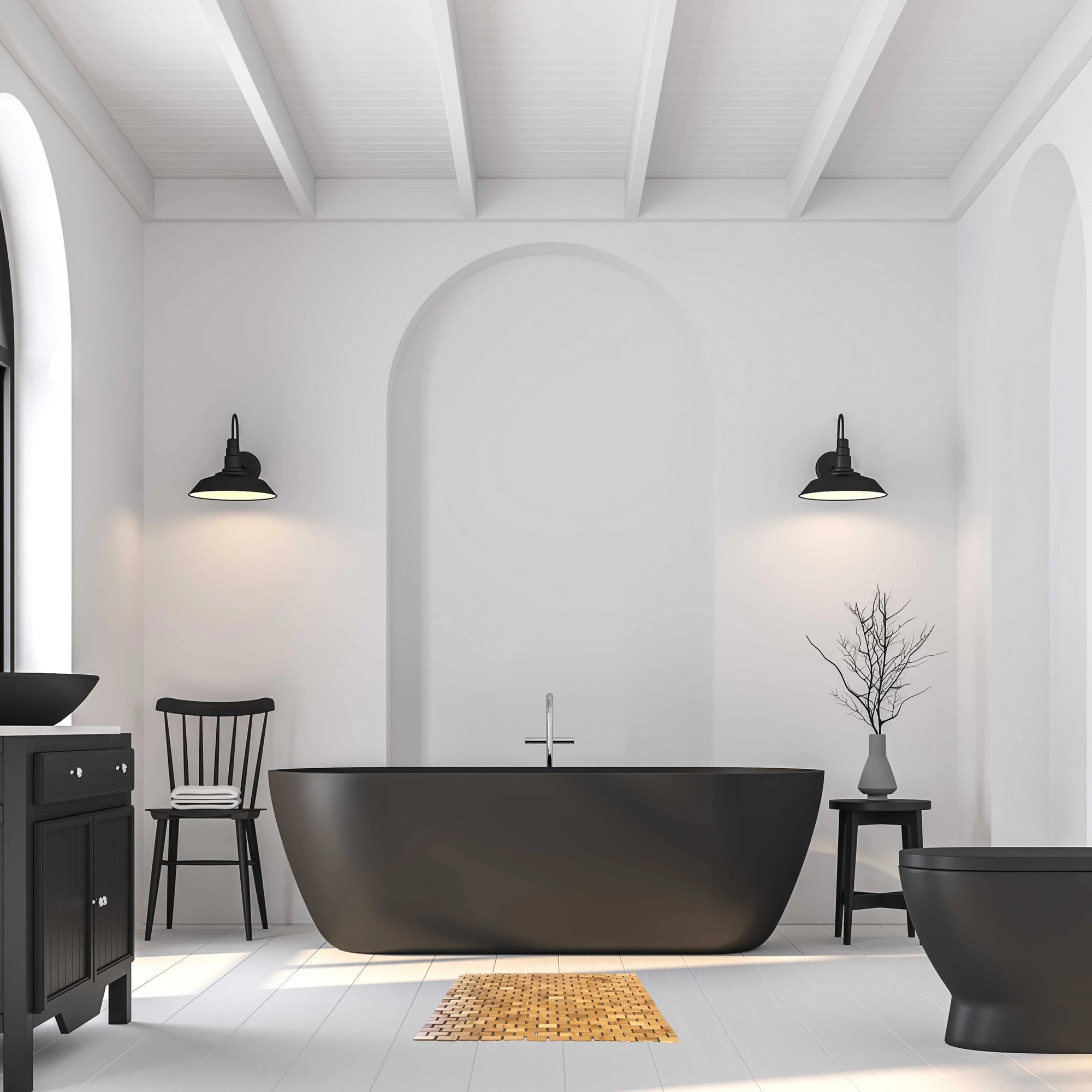 Wellness-Badematte aus Bambusholz - Wellow Sauna