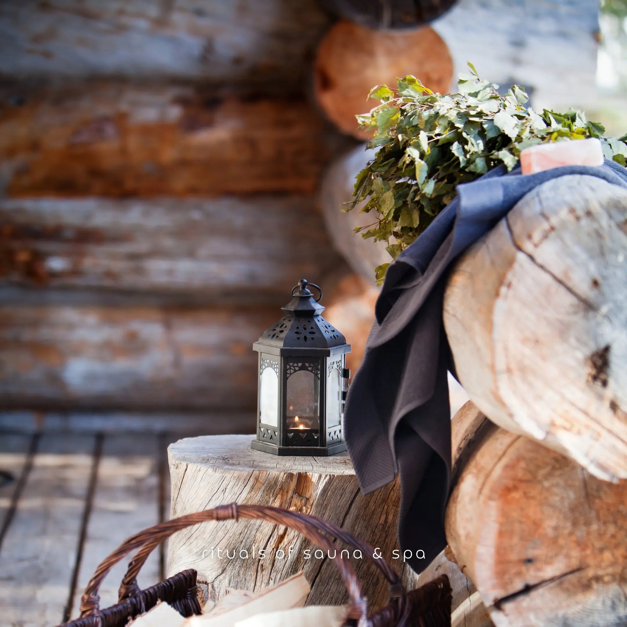 Bund Eukalyptusreisig/-quast - Wellow Sauna